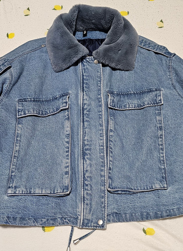 Damen jeansjacke blau grau - damen, blau/grau