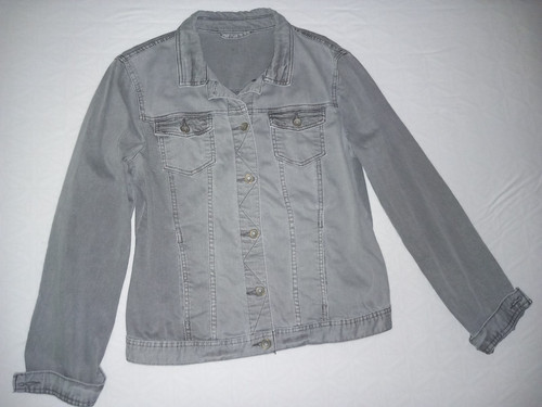 Jeansjacke grau tom - jeansjacke, tailor