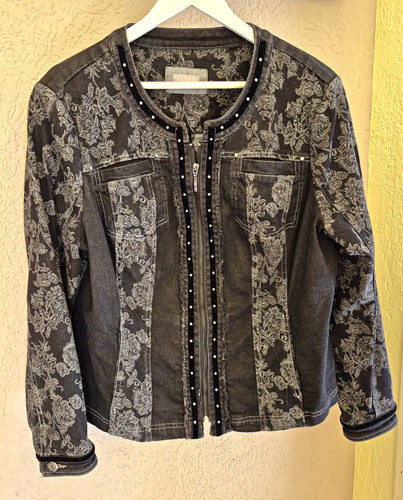 Edle jeans jacke schwarz - edle,