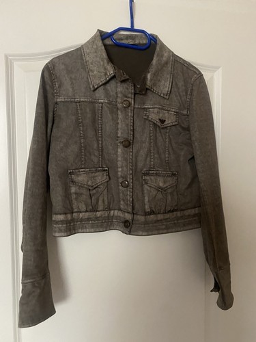 Jackyo damen jeansjacke - jackyo, grau