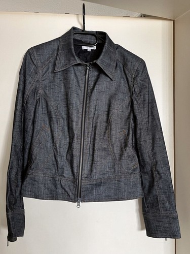 Elegante jeansjacke graublau - jeansjacke,