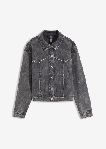 Jeansjacke mit nieten 38 - nieten,