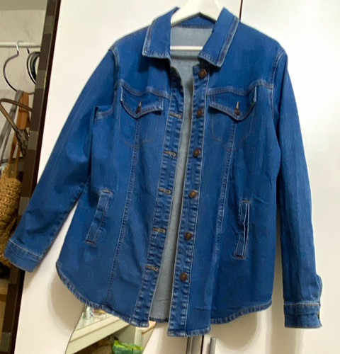 Damen denim jeansjacke blau - damen,