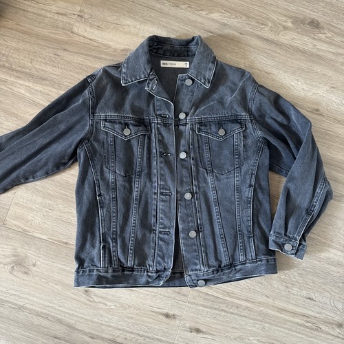 Jeans jacke grau - grau, schwarz