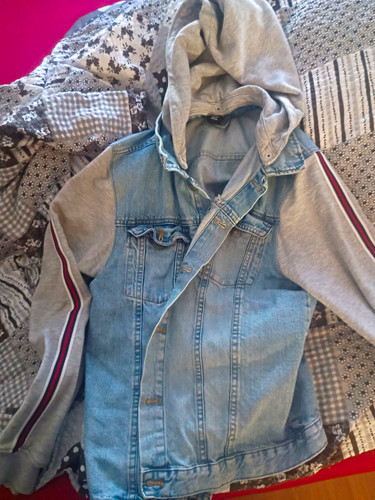 Denim jungen jeansjacke - jungen, mit