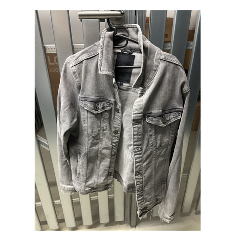 Herren jeansjacke grau - herren,