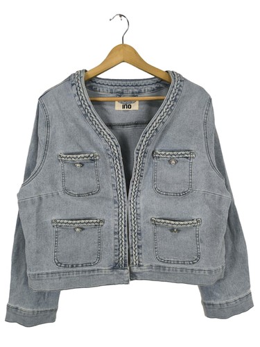 Oui jeansjacke damen jacke - jeansjacke,