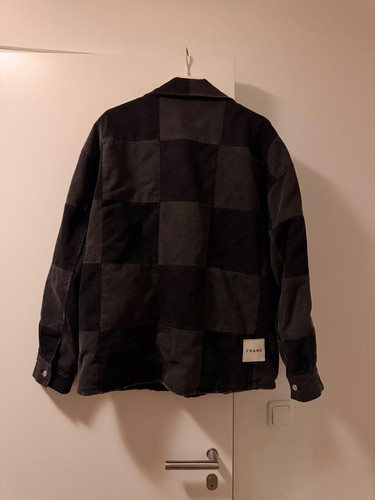 Frame designer jeansjacke grau - jeansjacke,