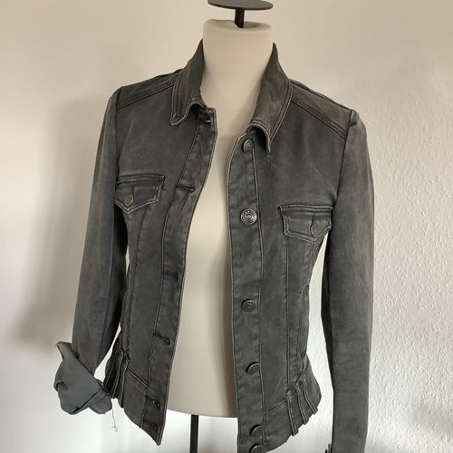 Damen jeansjacke grau in - in,