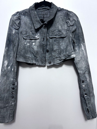 Rundholz dip jeans jacke - jeans, kurz