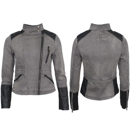 Damen jeans jeansjacke jacke - jeansjacke,