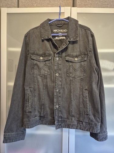 Jeansjacke herren grau mc - xl,
