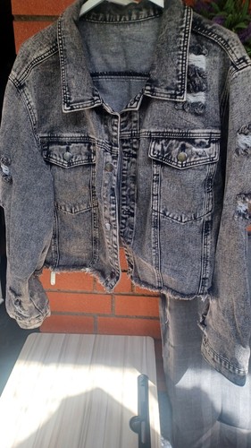 Damen jeansjacke 4xl - ,