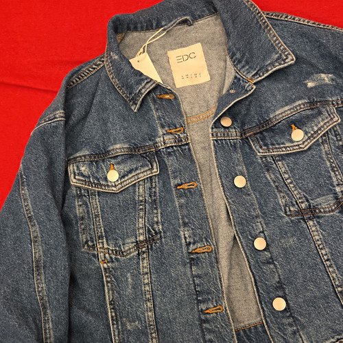 Edc unisex jeansjacke - edc,